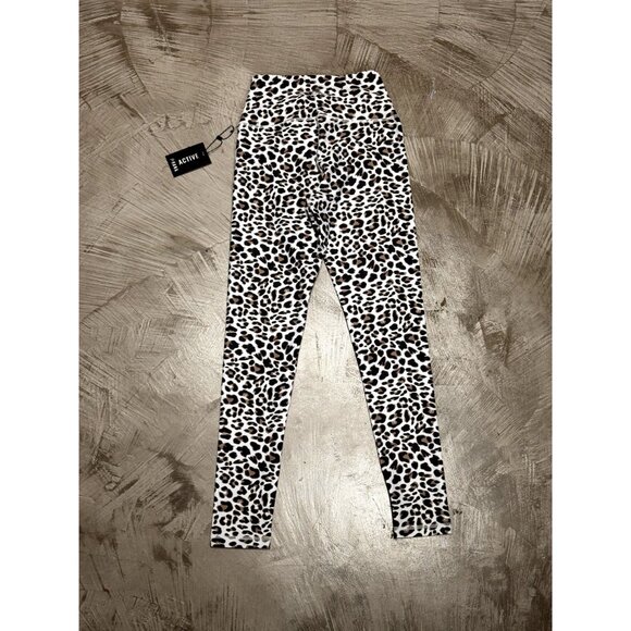 Lahana Active Womens Emari 7/8 Leggings Small Leopard Print Athleisure New With - Picture 3 of 3